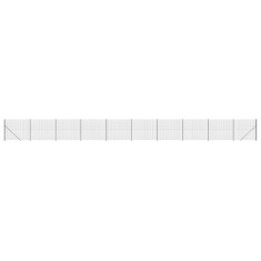 Gard plasa de sarma cu bordura, antracit, 1,8x25 m