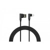 Cablu Golf Pudding iPhone 48I 1m 2.4A negru
