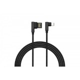 Cablu Golf Pudding iPhone 48I 1m 2.4A negru