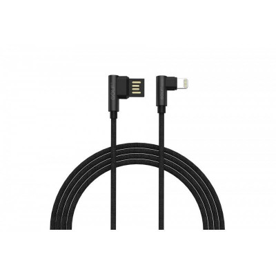 Cablu Golf Pudding iPhone 48I 1m 2.4A negru foto