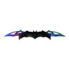 Briceag Cutit Vanatoare Tactic, 32cm, 2 Lame Otel Inoxidabil, Multicolor Fade Batman Style, Ideal Drumetie, Camping, Pescuit