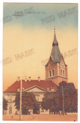 5609 - CODLEA, Brasov, Church, Romania - old postcard - unused foto
