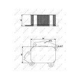 Radiator ulei motor, Termoflot Nrf 31174