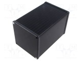 Carcasă aluminiu HAMMOND 1455 cu panou negru 104,5x160x104,5 mm