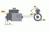 Starter VW PASSAT Variant (3B5) (1997 - 2001) BOSCH 0 986 020 370
