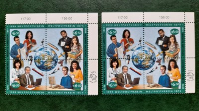1999-U.N. Wienna c.set Mi=294-297 bl4 2 buc. streif 2 buc.-MNH-Perfect foto