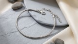 Cumpara ieftin Bratara din Argint 925 Rodiat, Model Snake Round sarpe Rotunda