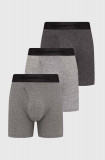 Abercrombie &amp; Fitch boxeri 3-pack barbati, culoarea gri