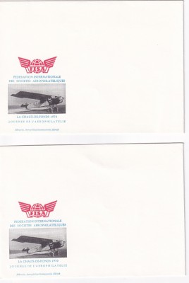 FILATELIE TEMATICA - PLIC ELVETIA TEMATICA AVION AVIOANE foto