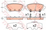 Set placute frana,frana disc MAZDA 3 Limuzina (BM) (2013 - 2016) TRW GDB3593