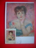 HOPCT MAXIMA NR 1364 PORTRET JEAN SAMARA / AUGUST RENOIR -CP PICTURA-RUSIA