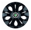 Set 4 Capace Roti pentru Skoda, model Top Black, R15