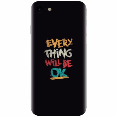 Husa silicon pentru Apple Iphone 8, Everything Will Be Ok foto