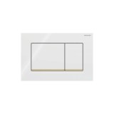 CLAPETA DE ACTIONARE GEBERIT CU DUBLA ACTIONARE SIGMA30 ALB AURIU