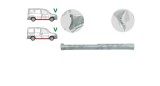 Prag Fiat Doblo (119/223) 01.2001-12.2005, Doblo (119/223) 01.2006-01.2010, dreapta, metal galvanizat; fara usa culisanta