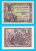 Spania (p#126) 1 Peseta 1943 aUNC &#039;Ferdinand Catolicul&#039; serie: G5020572