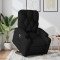 vidaXL Fotoliu rabatabil cu ridicare pe verticală, negru, textil 3204712