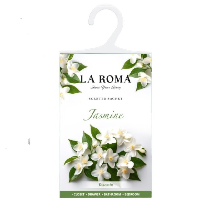 Odorizant pentru dulap La Roma , Iasomie, Aroma Florala si Delicata pentru Haine Proaspat Parfumate, Inspirata din Gradinile Italiene in Floare