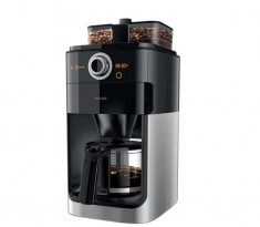 Cafetiera Philips HD7769/00 Grind &amp;amp; Brew 1000W 1.2 litri Negru foto