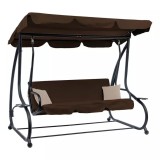 Balansoar de grădină Pegi maro