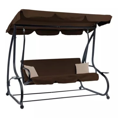 Balansoar de grădină Pegi maro foto