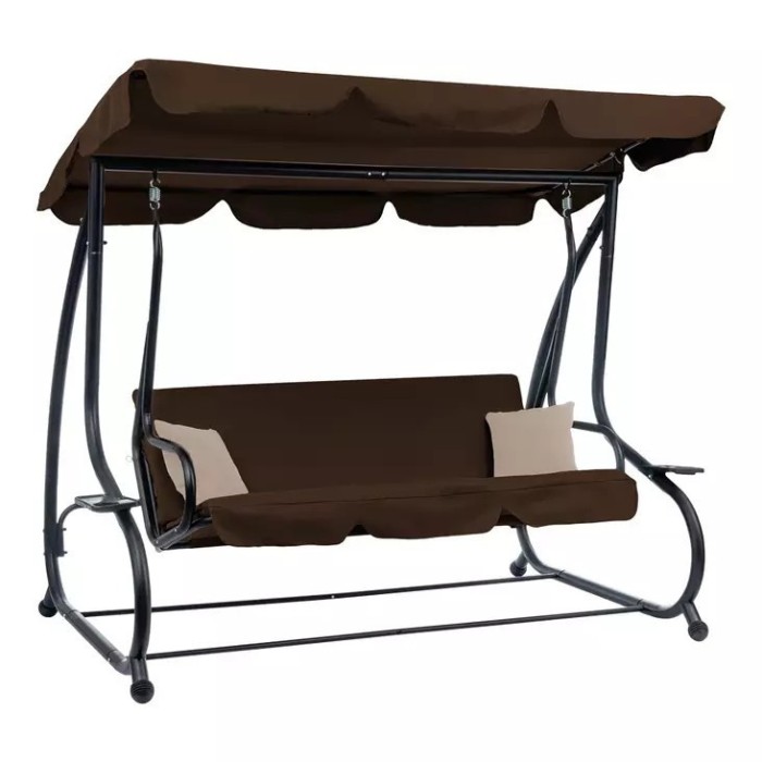 Balansoar de grădină Pegi maro