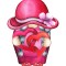 Sticker decorativ Pui de pasare, Roz, 76 cm, 5898ST