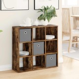 vidaXL Bufet cu sertar Stejar fumuriu 73,5 x 24 x 69,5 cm 8000480