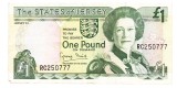 Jersey 1 Pound 1993 P-20a Seria RC250777