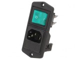 Conector Alimentare AC Tată 10A 250V IEC 60320