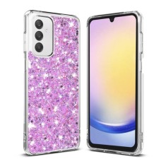 Husa pentru Samsung Galaxy A25 5G - Techsuit Sparkly Glitter - Magenta