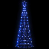 vidaXL Pom de Crăciun LED 200 LED-uri Albastru 182 cm