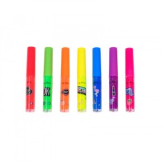 Set 7 Lip Gloss pentru copii, Neon Multicolor