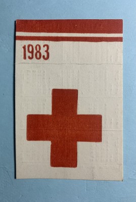 Calendar 1983 Crucea Roșie foto
