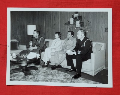 Delegatie de ofiteri straini in Romania, Fotografie militara anii 1980 foto