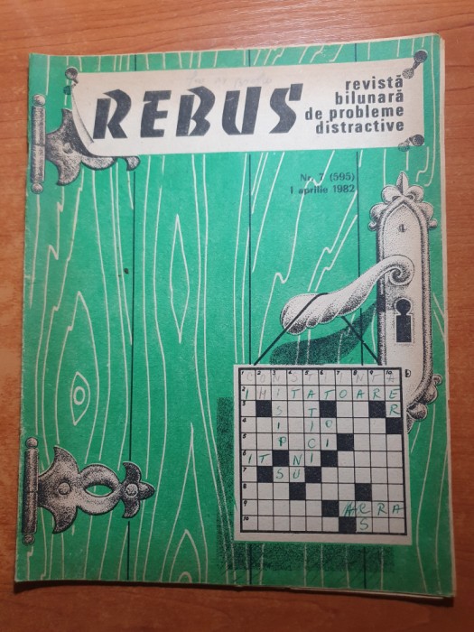 revista rebus 1 aprilie 1982