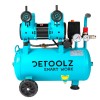 Compresor fara ulei Detoolz 24L, 1500W, 154 l/min, 8 bar, 2 prize aer