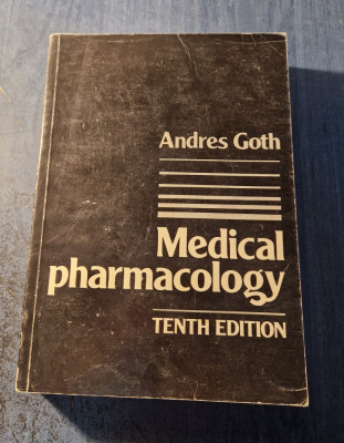 Medical pharmacology Andres Goth foto