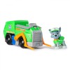 PATRULA CATELUSILOR SET VEHICUL DE BAZA CAMIONUL DE RECICLARE SI FIGURINA ROCKY, Spin Master