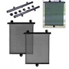 Set 2 buc. jaluzele auto retractabile, latime 40cm, culoare neagra, AVEX