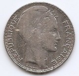 Franta 10 Franci 1934 - Argint 10g/680, 28 mm, KM-878 (2)