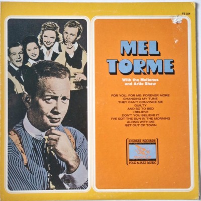 Mel Torme With The Meltones... &amp;lrm;&amp;ndash; Mel Torme With The Meltones And Artie Shaw _ NM/VG+ vinil, LP, disc muzica jazz_Everest Records, SUA, 1976 foto