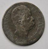 ITALIA . 2 LIRE 1881R . UMBERTO I . ARGINT . CEL MAI MIC PRET ., Europa