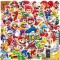 Set 50 stickere abțibilduri stickers Super Mario Luigi