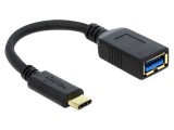 Cablu USB A soclu la USB C mufă 0,15m, 5Gbps, 3A - DELOCK