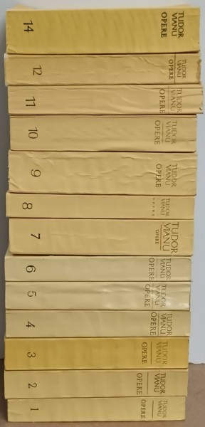 OPERE , SET DE 13 VOLUME de TUDOR VIANU , 1971 - 1990 ( VEZI DESCRIERE )