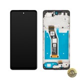 Display cu Touchscreen Motorola Moto E14 cu Rama Negru Service Pack 5D68C24645