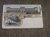 Carte Poștală Vintage Germania 1906 - &quot;Gruss aus Deutsch-Avricourt&quot;, Gara și Tren