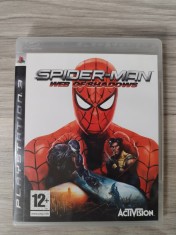 SPIDER - MAN Web Of Shadows Playstation 3 PS3 Complet Conditie FB foto