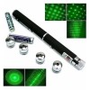 Laser pointer verde cu 5 capete,baterii incluse